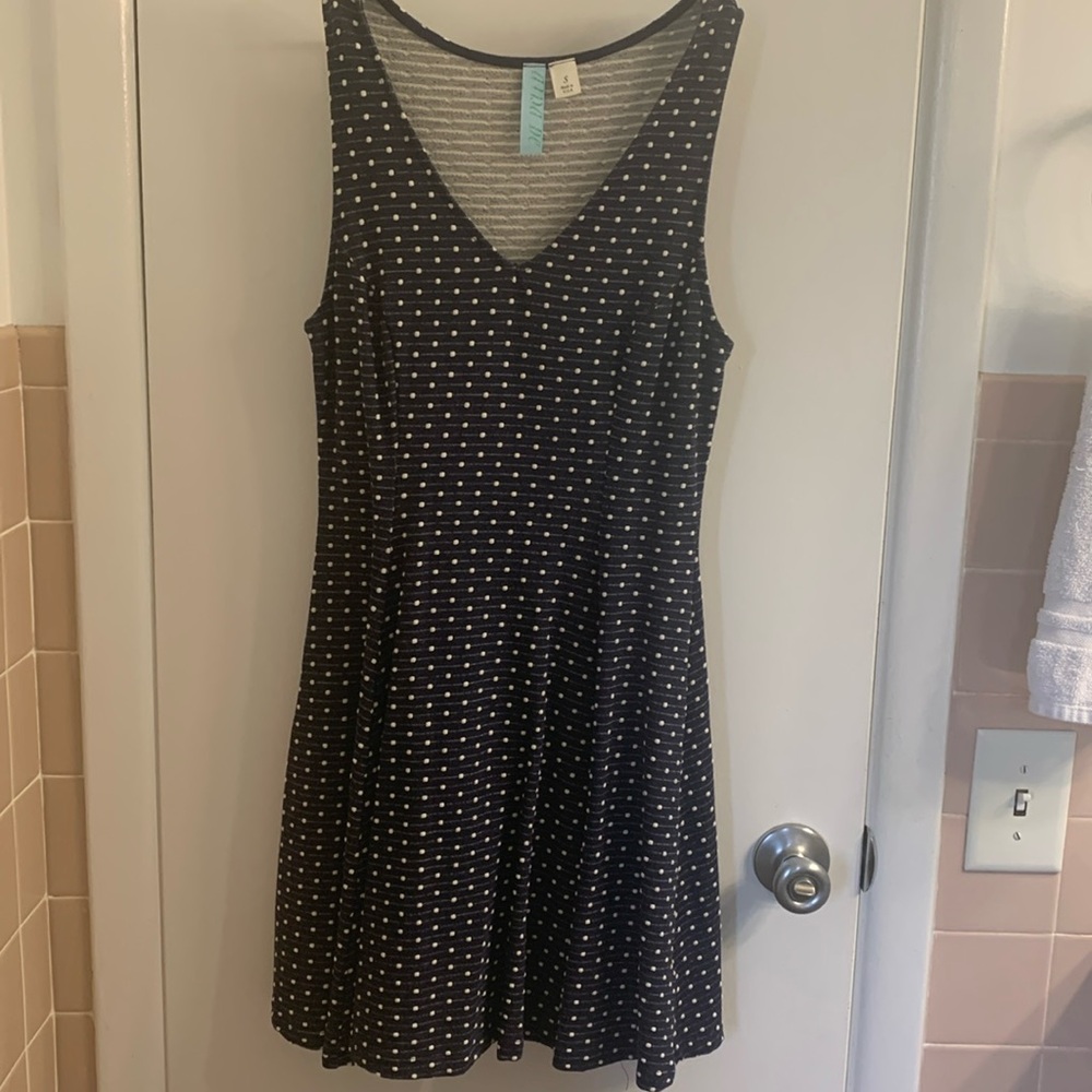 Sleeveless neck summer dress made in the USA